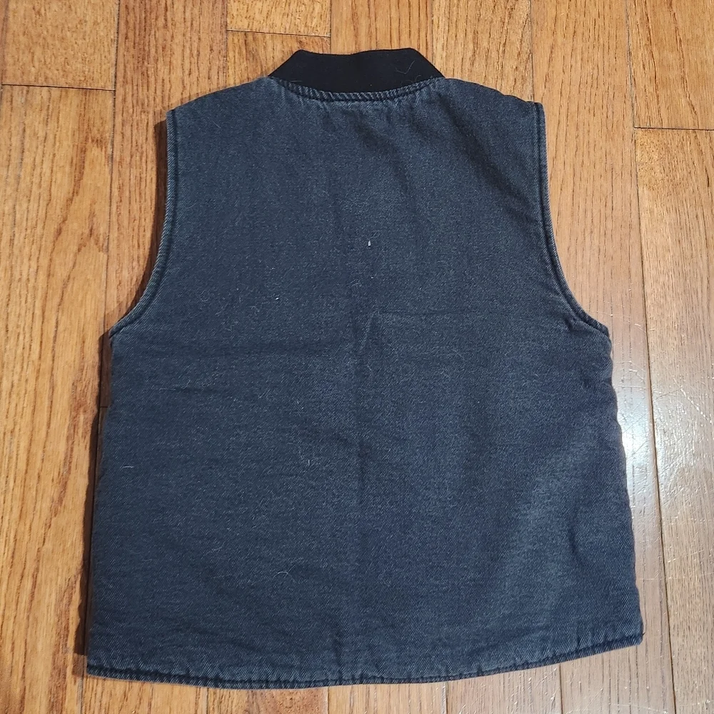 NWT Zara Kids Padded Denim Vest